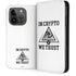 In Crypto We Trust iPhone 15 Pro Folio Case
